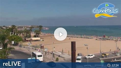 webcam directo cambrils|Webcam en Playa de Cambrils